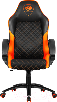 Кресло геймерское Cougar  Fusion, черный/оранжевый - фото
